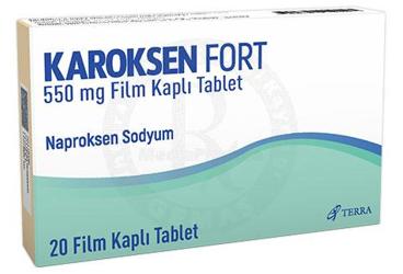 KAROKSEN FORT 550 MG TABLET, 20 ADET