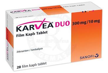 KARVEA DUO 300 MG / 10 MG FILM KAPLI TABLET, 28 ADET