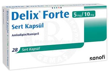 DELİX FORTE 5 MG/10 MG SERT KAPSÜL, 28 ADET