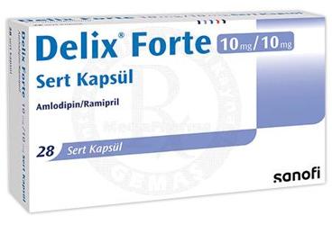 DELİX FORTE 10 MG/10 MG SERT KAPSÜL, 28 ADET