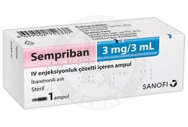 SEMPRIBAN 3 MG/3 ML IV STERIL ENJEKSIYONLUK COZELTI ICEREN AMPUL, 1 ADET