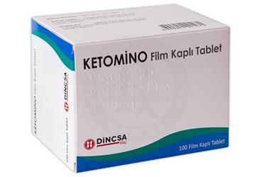 KETOMINO FILM KAPLI TABLET, 100 ADET