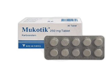 MUKOTIK 250 MG TABLET, 50 ADET