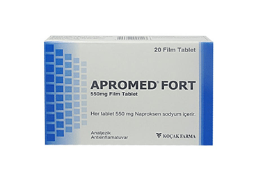 APROMED FORT 550 MG FILM KAPLI TABLET, 10 ADET
