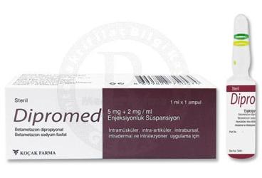 DİPROMED 5 MG + 2 MG/ML ENJEKSİYONLUK SÜSPANSİYON