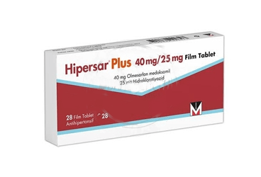 HIPERSAR PLUS 40 MG/25 MG FILM TABLET, 28 ADET