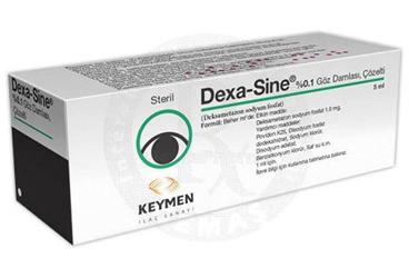 DEXA-SİNE % 0.1 GÖZ DAMLASI, ÇÖZELTİ, 5 ML