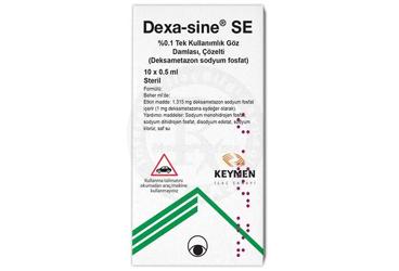 DEXA-SİNE SE % 0.1 TEK KULLANIMLIK GÖZ DAMLASI, ÇÖZELTİ, 5 ML
