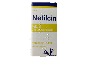 NETİLCİN %0.3 GÖZ DAMLASI, ÇÖZELTİ, 1 ADET