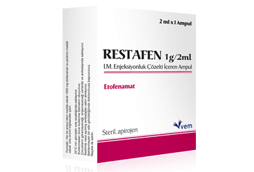 RESTAFEN 1 G/2 ML IM ENJEKSIYONLUK COZELTI ICEREN AMPUL, 1 ADET