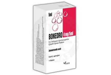 BONEDRO 4 MG/5 ML IV INFUZYON ICIN KONSANTRE COZELTI ICEREN FLAKON, 1 ADET