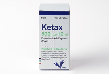 KETAX 500 MG/10 ML ENJEKSİYONLUK/ İNFÜZYONLUK ÇÖZELTİ, 1 ADET