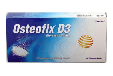 OSTEOFIX D3 1000 MG / 1000 IU EFERVESAN TABLET, 40 ADET